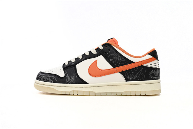 Men's Dunk Low Pro Halloween White/Black Shoes 0334 Men's Dunk Low Pro Halloween White/Black Shoes 0334